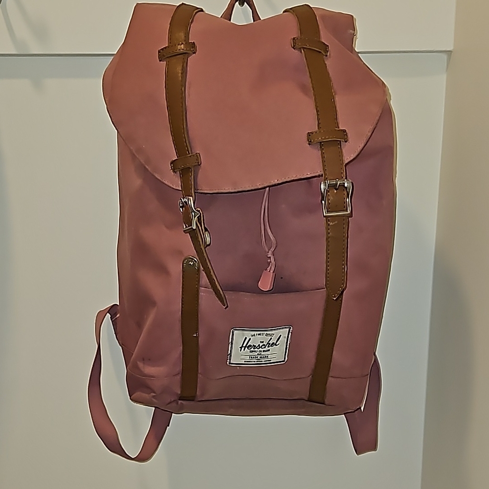 Herschel Supply Company Pink and Brown Backpack